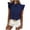 Dark Blue, variant on Scyoekwg Casual Tank Tops for Women Crew Neck Ruffle Sleeved Tank Tops Sleeveless Tops Summer Loose Sling Shirts Ladies Tops Polka Dots Printed Graphic Tee Casual Blouses (Dark Blue,XL)