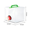 thumbnail image 4 of CSChome Water Container 2Pcs Large Capacity Food Grade Water Storage Container Jugs Camping Supplies with Handle, 4 of 7