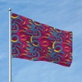 thumbnail image 2 of Vsdgher Colorful Snake Print Outdoor Decorative Flag 4x6ft, Suitable for outdoor decoration, can be hung indoors, on outdoor lawns, balconies, parties, 2 of 5