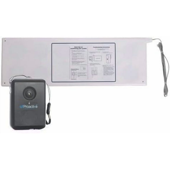 Bed Sensor Pad (6 month, 10" x 30") with Advanced Chair / Bed Alarm - Black