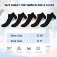 thumbnail image 3 of COMFOEX 15 Pairs Womens Ankel Socks Low cut Non Slip, 3 of 9