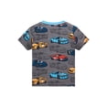 thumbnail image 5 of QEFJNO 2-8Y Kids Boys Cotton Pajamas Set 2PCS Short Sleeve Top and Shorts for Toddler Boys Cars Printed Pjs Summer, 5 of 10