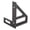 Black, variant on Xirurus Red Woodworking Square Protractor 45 90 Degree Miter Triangular Ruler Scriber Layout Measuring Tool for Engineer Carpenter, 4.72 inches / 12 cm
