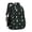 Alien and UFO-1, variant on Alien and UFO Black Pattern Cute School Backpack Bag with Padded Back and Adjustable Shoulder Straps 16.9 X 12.6 X 5.9 Inches