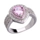 thumbnail image 1 of Anillo de diamantes de imitación en forma de gota con diseño de moda de joyería de cristal rosa, accesorios de anillo romántico creativo, regalo de personalidad para mujer, cumpleaños, día Wmkox8yii fajkfhkj2912, 1 of 2