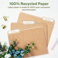 thumbnail image 4 of Avery EcoFriendly Folder Labels, 2/3" x 3-7/16", 750ct (48266), 4 of 9
