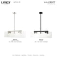 thumbnail image 2 of Livex Lighting - Ashcroft - 3 Light Chandelier in Contemporary Style - 7 Inches, 2 of 9