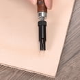 thumbnail image 5 of V Type Push Groover 155mm Adjustable Wood Handle for DIY Craft Stitching, 5 of 6