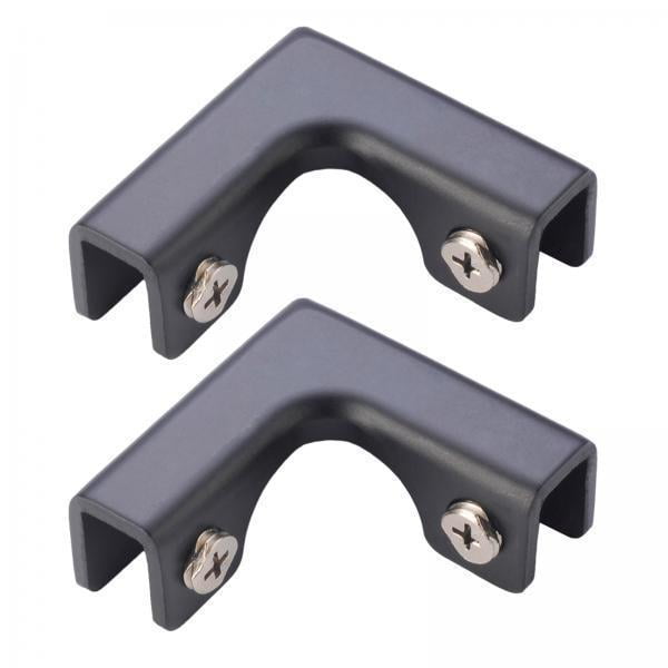 Protectores De Esquina Con Clip Para Conector De Vidrio, 2x2 Piezas, Para Fijación De Vitrina De Vidrio De 8 A 10mm