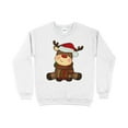 thumbnail image 2 of Women's Cute Baby Rudolph Christmas Sweatshirt, Funny Christmas Sweater, 2 of 8