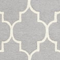 thumbnail image 6 of SAFAVIEH Cambridge Kevin Geometric Wool Area Rug, Silver/Ivory, 10' x 14', 6 of 7