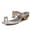 Silver, variant on Jsaierl Wedge Sandals for Women Casual Summer Clip Toe Sandals Comfy Rhinestone Hollow Out Sandals Walking Breathable Sandal Size 5.5