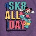 thumbnail image 3 of Disney - Mickey & Friends - SK8 All Day - Skater Mickey - Toddler And Youth Girls Short Sleeve Graphic T-Shirt, 3 of 5