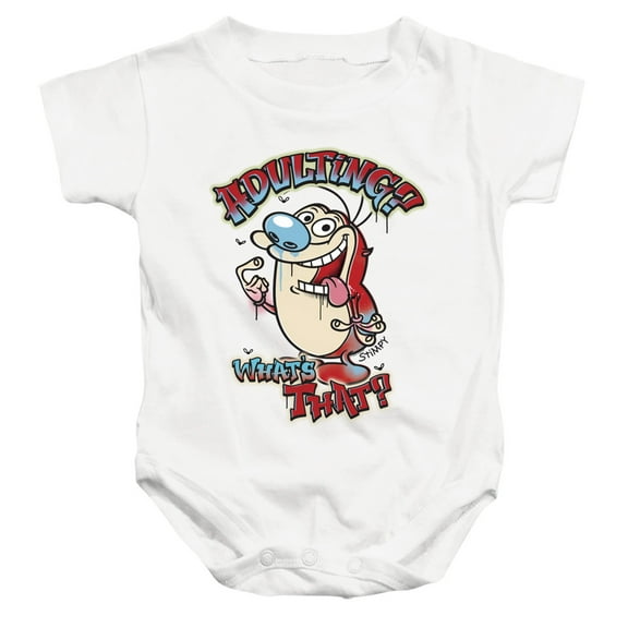 Ren And Stimpy Adulting What's That? Unisex Infant Snap Suit for Baby