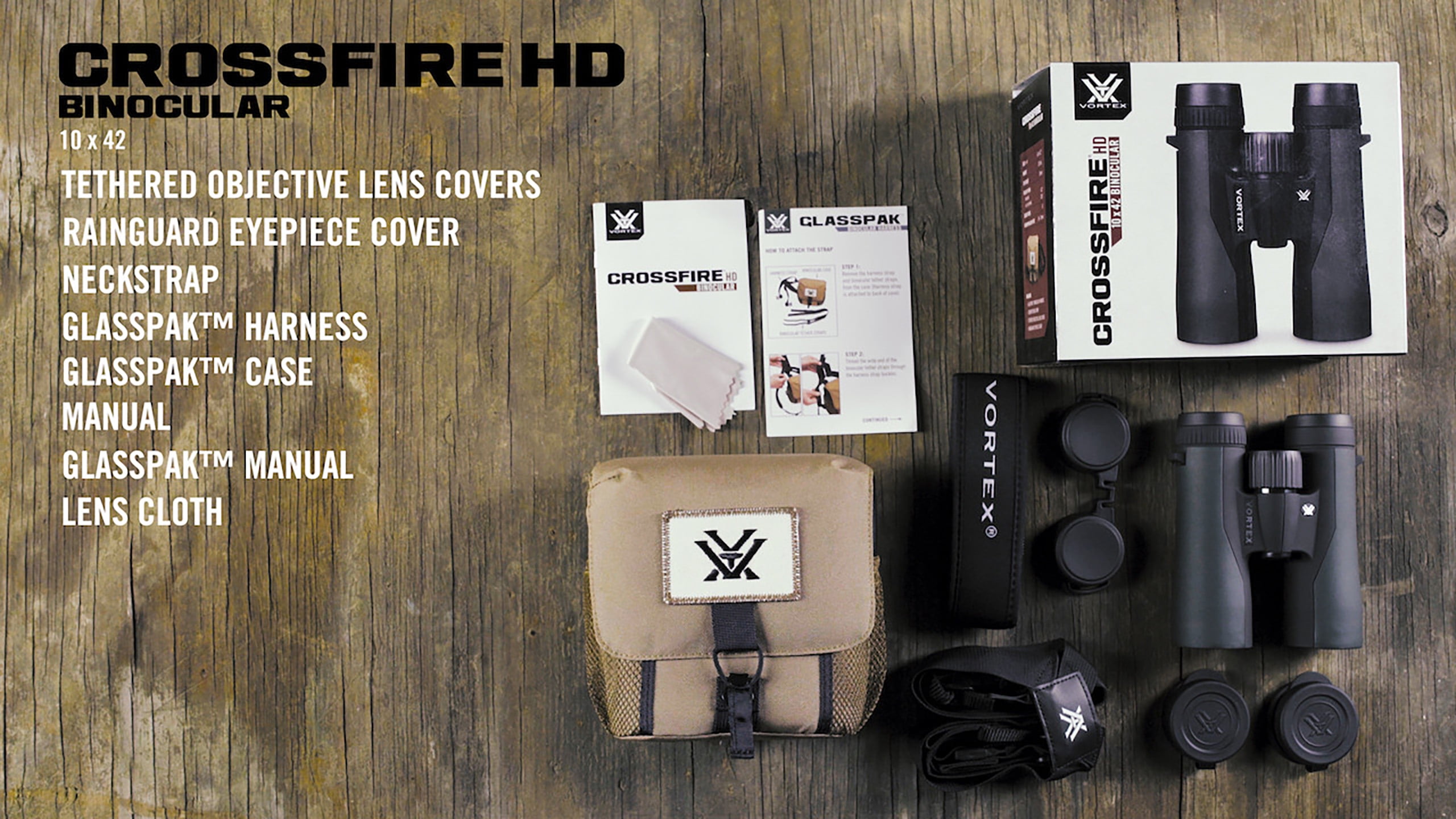 Vortex Optics Crossfire HD 10x42 Binoculars