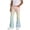 Light Blue, variant on Mens Long Flare Pants, Mens Gradient Flared Casual Pants, Stretch Mid Waist Button Bell Bottom Trousers Wide Leg Design for Daily Wear,Light Blue,L