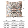 thumbnail image 3 of Boho Throw Pillow Covers 18x18 inch Set of 2 Monaco Rug Carpet Double Sided Pattern Cotton Soft Pillow Case Cushion Cover Pillowcase for Couch Sofa Bed Decorative(Orange), 3 of 6