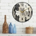 thumbnail image 3 of Yayeee Wall Clock Battery Operated 11.9" Silent Quartz Non-Ticking for Living Room Decor, Beige Cute Cats, 3 of 8