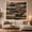 Wooden Planks, variant on Depiction Wood Plank with Realistic Detailed Consists Numerous, Mystical Fantasy for Space Lovers, Galaxy Room Decor, Housewarming Gift, Tapestry Wall Hanging for Bedroom and Dorm