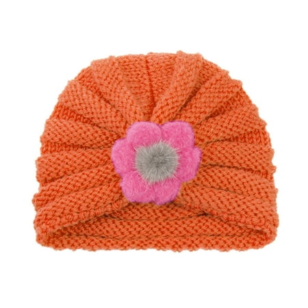 

QWERTYU Children Girl Boy Winter Knitted Cap Infant Baby Toddler Bow Beanie Ski Hat 6M-3Y
