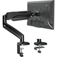 thumbnail image 1 of Single Monitor Desk Mount Adjustable Gas Spring Monitor Arm Support Max Screen Computer Monitors Stand with Clamp/Grommet Mounting Base VESA Mounts Fit ..lbs Computer Bl, 1 of 9