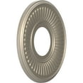 thumbnail image 2 of Ekena Millwork 10"OD x 3 1/2"ID x 3/4"P Berkshire Thermoformed PVC Ceiling Medallion (Fits Canopies up to 4 1/2"), Metallic Silver, 2 of 10