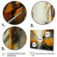 thumbnail image 3 of Designart "Yellow Train Translucent flow II" Transportation Floater Framed Wall Decor, 3 of 7