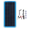 thumbnail image 2 of 100W Portable Solar Panel Polycrystalline Silicone Solar Panel Klein Blue Household Automotive Marine Battery Charger, 2 of 4