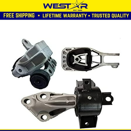 Fits 2013-2016 Chevrolet Sonic 1.8L AUTO Motor&Transmission Mount Set