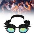 thumbnail image 3 of Lunettes Steampunk Rétro avec Lentilles Kaléidoscope, Repose-Nez Réglable et Bande Élastique, pour Fêtes, Halloween, 3 of 8