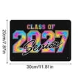 thumbnail image 3 of Class of 2027 Tin Wall Plaque, Metal Graduation Decor for Bedroom, Dorm and Party Backdrop, Type C, 3 of 7