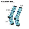 thumbnail image 5 of Easygdp Flying Swallows Soccer Socks Sport Knee High Socks Calf Compression Athletic Socks for Men and Women, 5 of 9