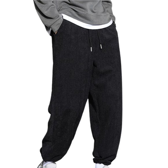 Elastic Ankle Pants Men