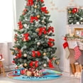 thumbnail image 4 of FMSHPON Easter Tree Skirt Colorful Eggs Bunny Xmas Christmas Tree Skirt Stand Mat for Holiday Party Decoration Indoor Outdoor 48 inches, 4 of 6