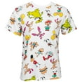 thumbnail image 1 of Nicktoons All Over White T-Shirt-2XLarge, 1 of 1