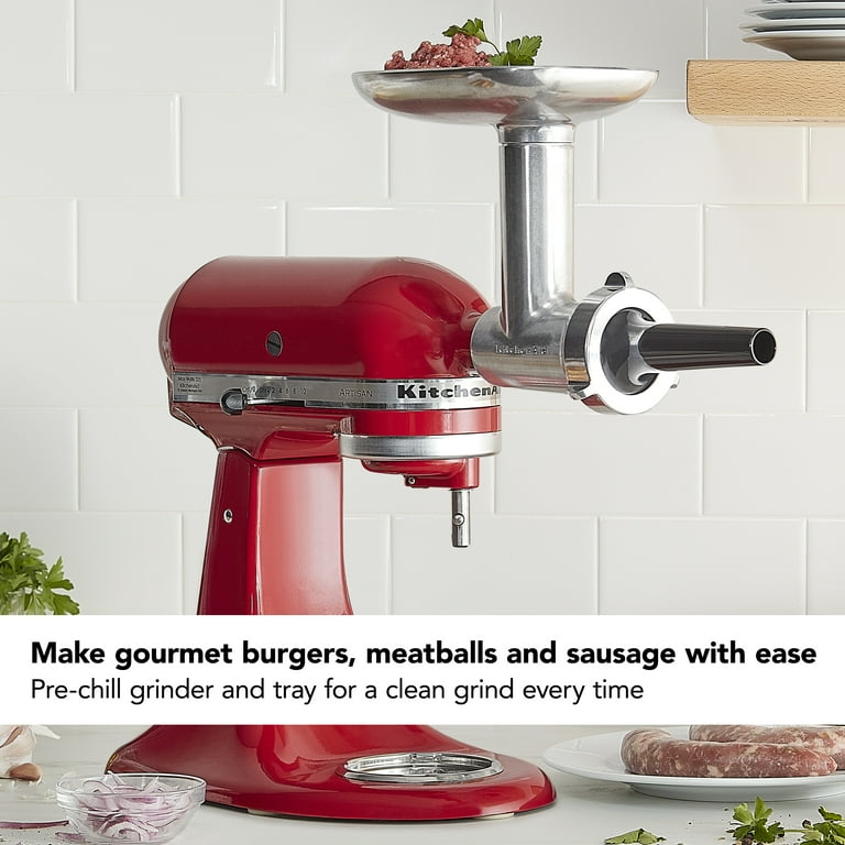 KitchenAid Stand Mixer Meat Processor Machine - Metal Food Grinder