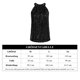 thumbnail image 5 of Tops de lentejuelas para mujer, tops camisola sin mangas con cuello halter, camisetas sin mangas de fiesta, 5 of 5