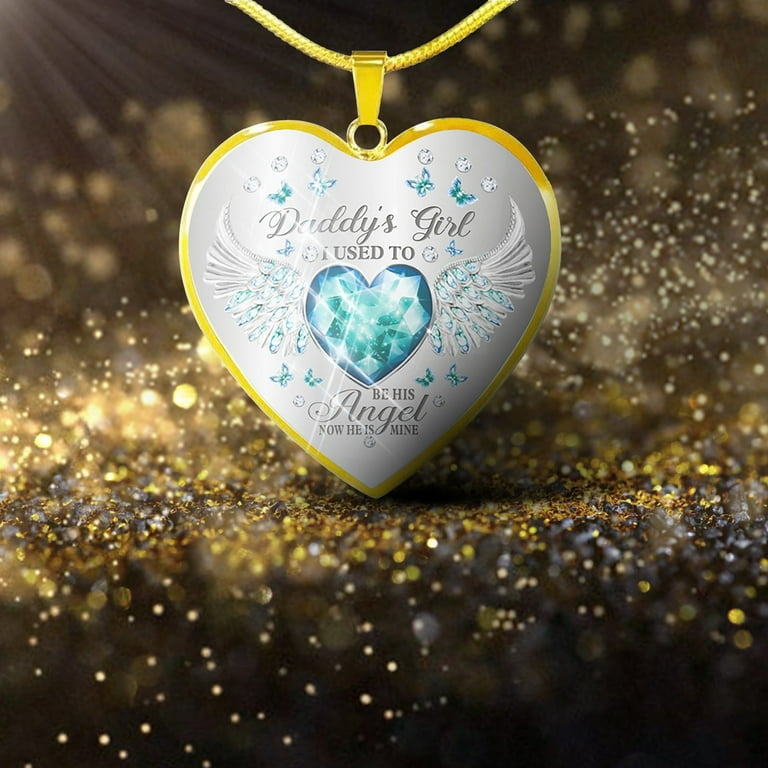 Angel store necklace walmart