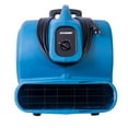 thumbnail image 4 of XPOWER P-830H 1 Horsepower 3 Speed Portable Utility Air Mover Blower with Wheels, 4 of 4