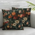 thumbnail image 3 of Orinice Flowers Graphic Decorative Cushion Throw Pillow Cover for Home Couch Living Room Bed Sofa Printed on Both Sides - Year-Round Use for Car Bedroom 1PC 22x22in, 3 of 5