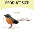 thumbnail image 3 of Desktop Ornament,Very Cute Artificial Bird Christmas Tree Decoration Craft 12 Pcs ( Bird) Garden Garden Cotton Bird Decorative Crafts Ornaments, 3 of 9