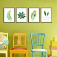 thumbnail image 2 of Calcomanías de pared nórdicas: hojas de plantas exóticas para la decoración de la sala de estar y el dormitorio Tropical Bliss, 2 of 8