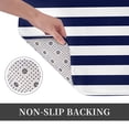 thumbnail image 3 of Kdxio Navy Blue And White Stripes,16" x 24", Non-Slip Front Door Mats,Outdoor Welcome Mat Washable, 3 of 9