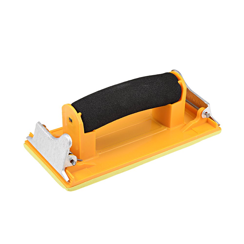 Sander Block 7x3.5 inch Sandpaper Sheet Holder Hand Tool with Plastic
