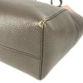 thumbnail image 6 of Pre-Owned GUCCI 354408 Two-Tone Logo Swing Tote Bag, Leather Shoulder Gray, Men's and... (Fair), 6 of 17