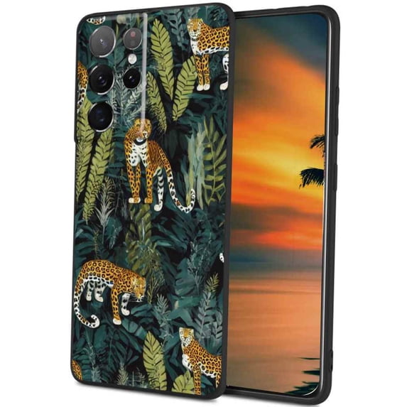 Compatible with Samsung Galaxy S22 Ultra Phone Case, Leopard-72 Case Men Women, Flexible Silicone Shockproof Case for Samsung Galaxy S22 Ultra