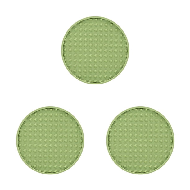 Paquete de 4 posavasos de silicona resistente al calor Billuyoard antideslizante color como se muestra