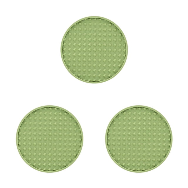 Wosthever Paquete de 4 posavasos de vidrio resistente al calor, alfombrillas para tazas de cocina, manteles individuales decorativos lavables, Type1 NO1