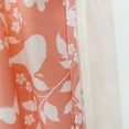 thumbnail image 2 of Home Soft Things Printed Microfiber Curtain - Birdsong 2 Piece Set - Coral - 60" x 84", 2 of 7