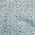 thumbnail image 1 of oneOone Cotton Cambric Light Blue Fabric Animal Craft Projects Decor Fabric Printed By The Yard 42 Inch Wide, 1 of 5